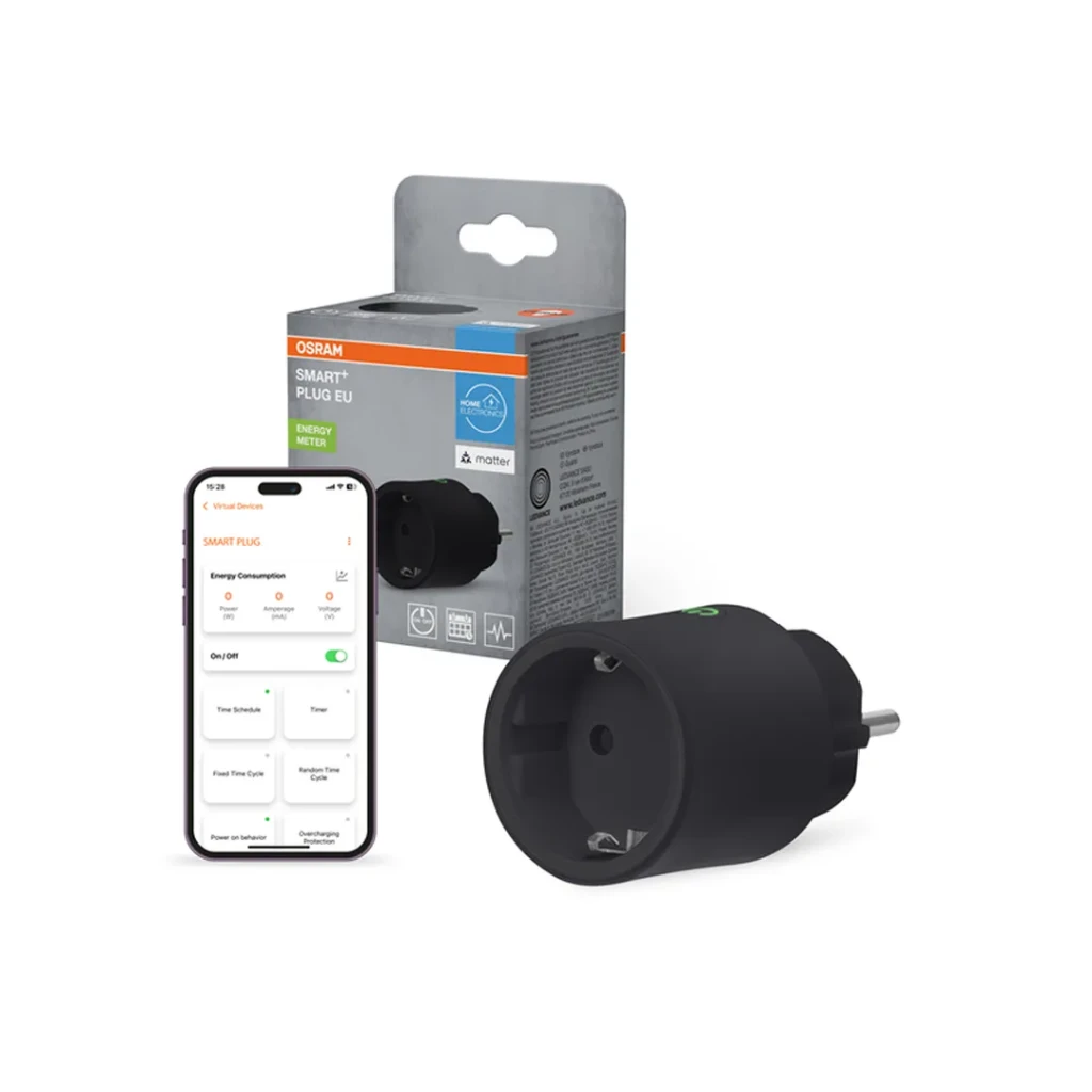 Умный переходник 10 a 220 - 240 в чёрный osram 2