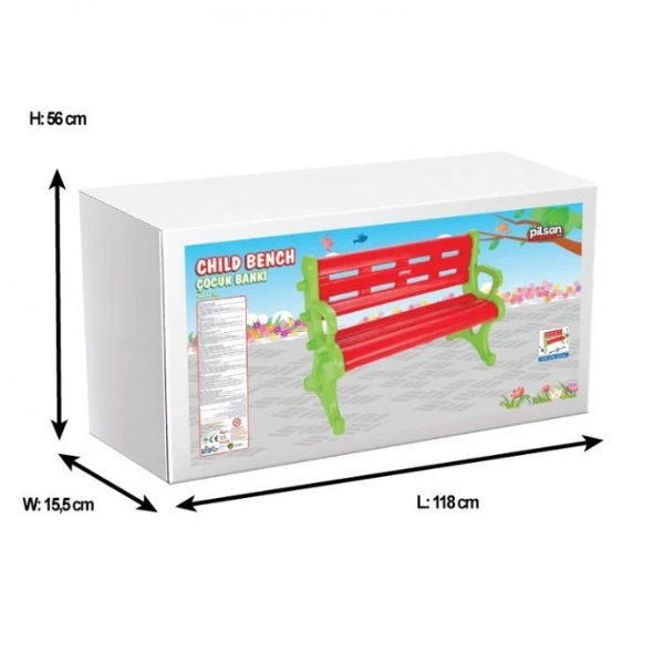 Băncuță din plastic, până la 70 kg 3