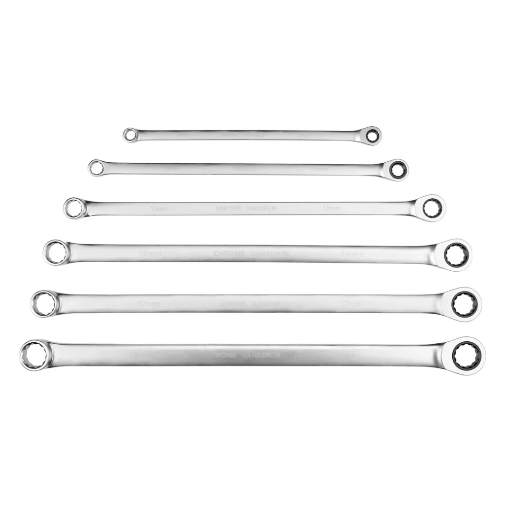 Set de chei combinate cu clichet 8 - 19 mm 6 buc. yato 2