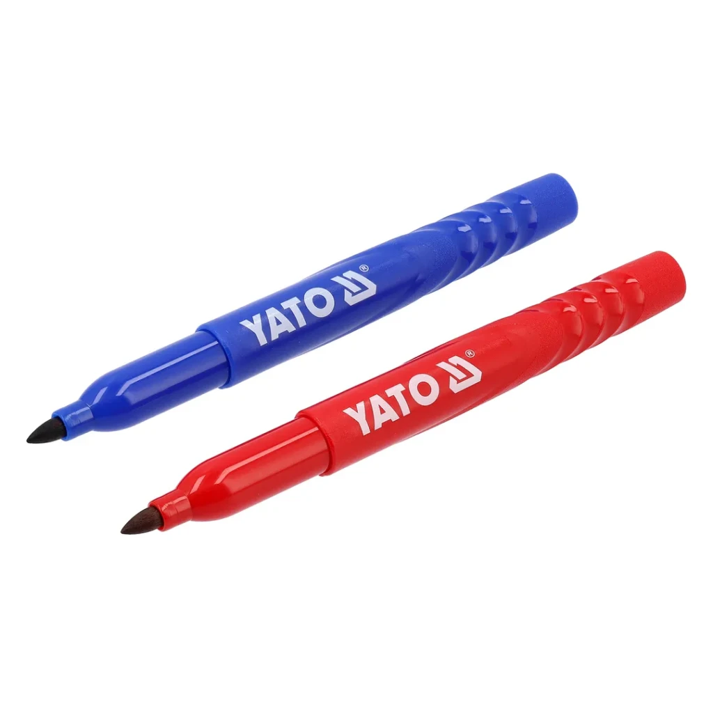 Set de markere tehnice albastru/roșu yato 2