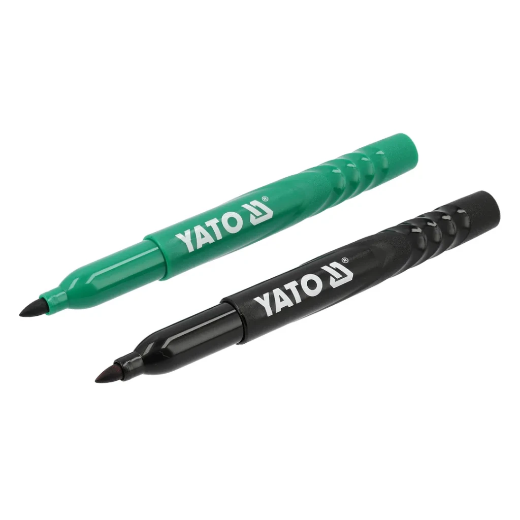 Set de markere tehnice verde/negru yato 2