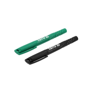 Set de markere tehnice verde/negru yato