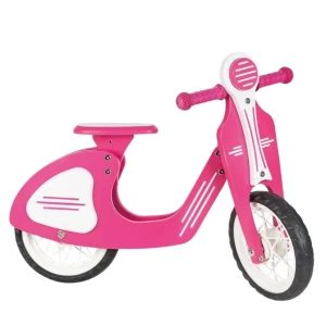 Retro-bicicletă fără pedale, cu roți eva, albastră/roz Thumbnail 3