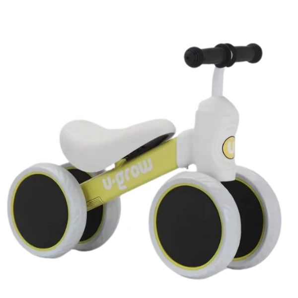 Mini bicicletă de echilibru u-grow, galbenă 2