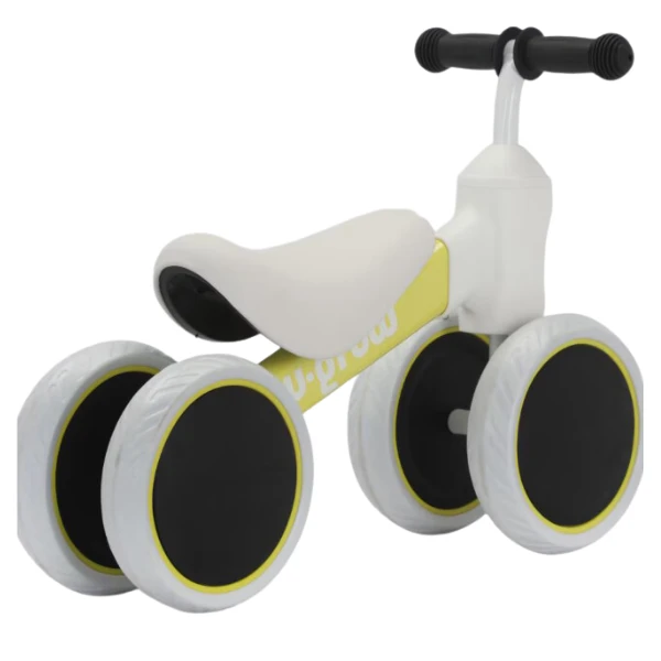 Mini bicicletă de echilibru u-grow, galbenă 4