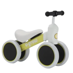 Mini bicicletă de echilibru u-grow, galbenă Thumbnail 2