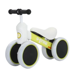 Mini bicicletă de echilibru u-grow, galbenă