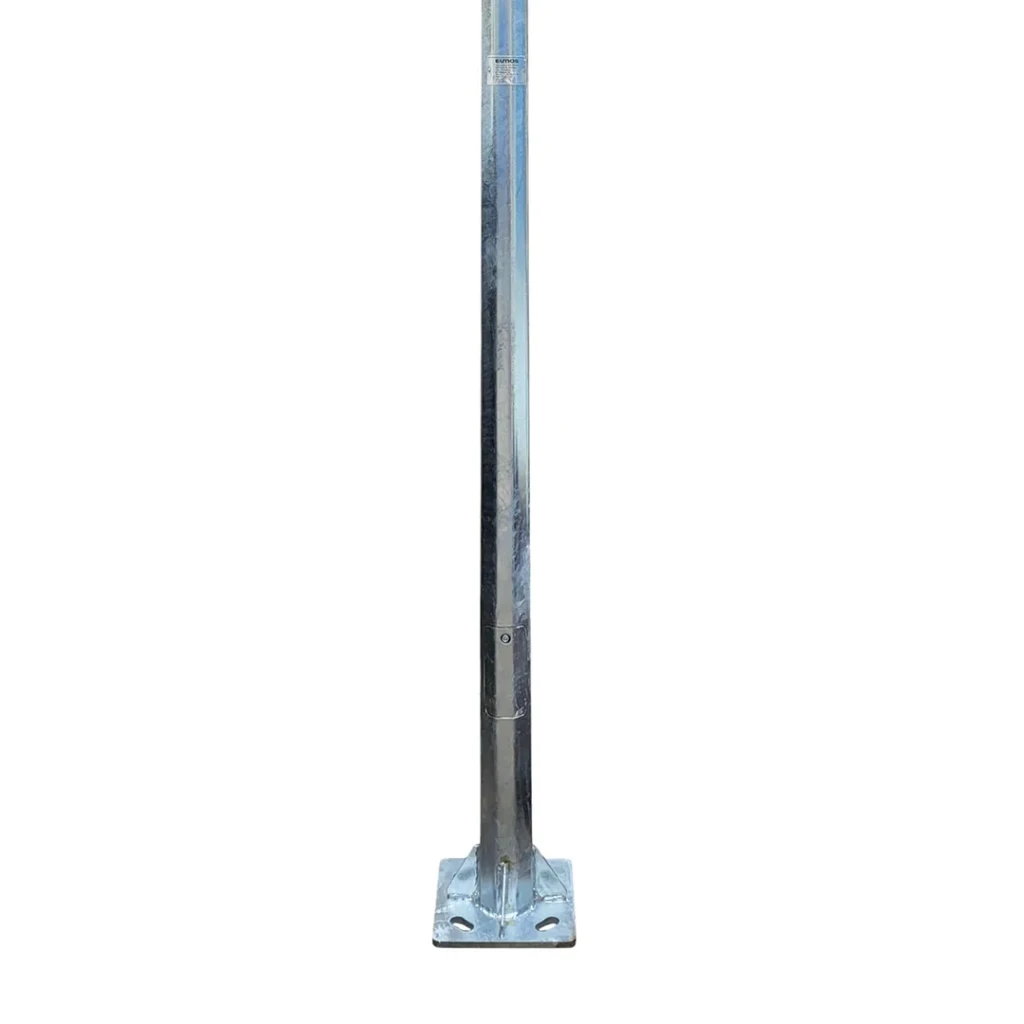 Stâlp octagonal cu suport și ușă 12000 x 60 mm oțel zincat elmos 2