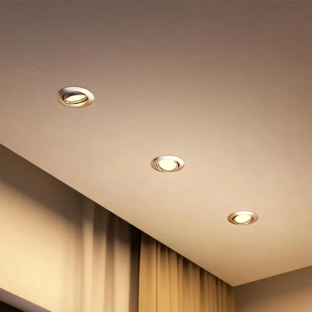Spot luminos peridot 7 w gu10 220 - 240 v ip20 philips 3