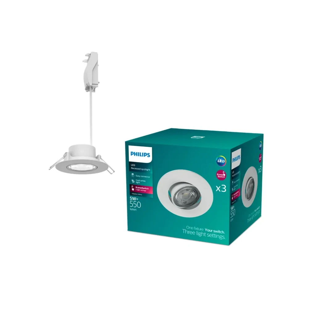 Spot led cilantro 5 w led 4000 k 220 - 240 v ip20 philips 2