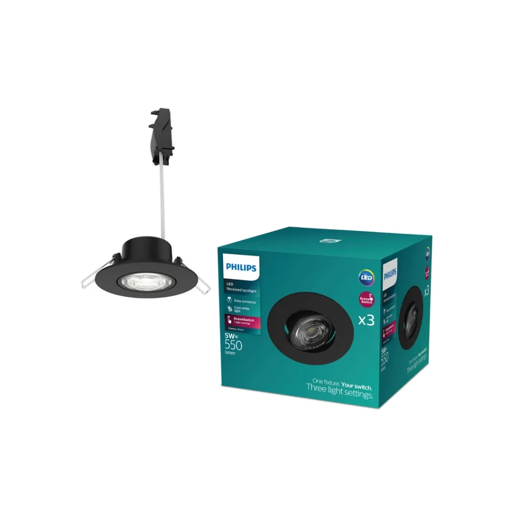 Spot led cilantro 5 w led 4000 k 220 - 240 v ip20 philips 2