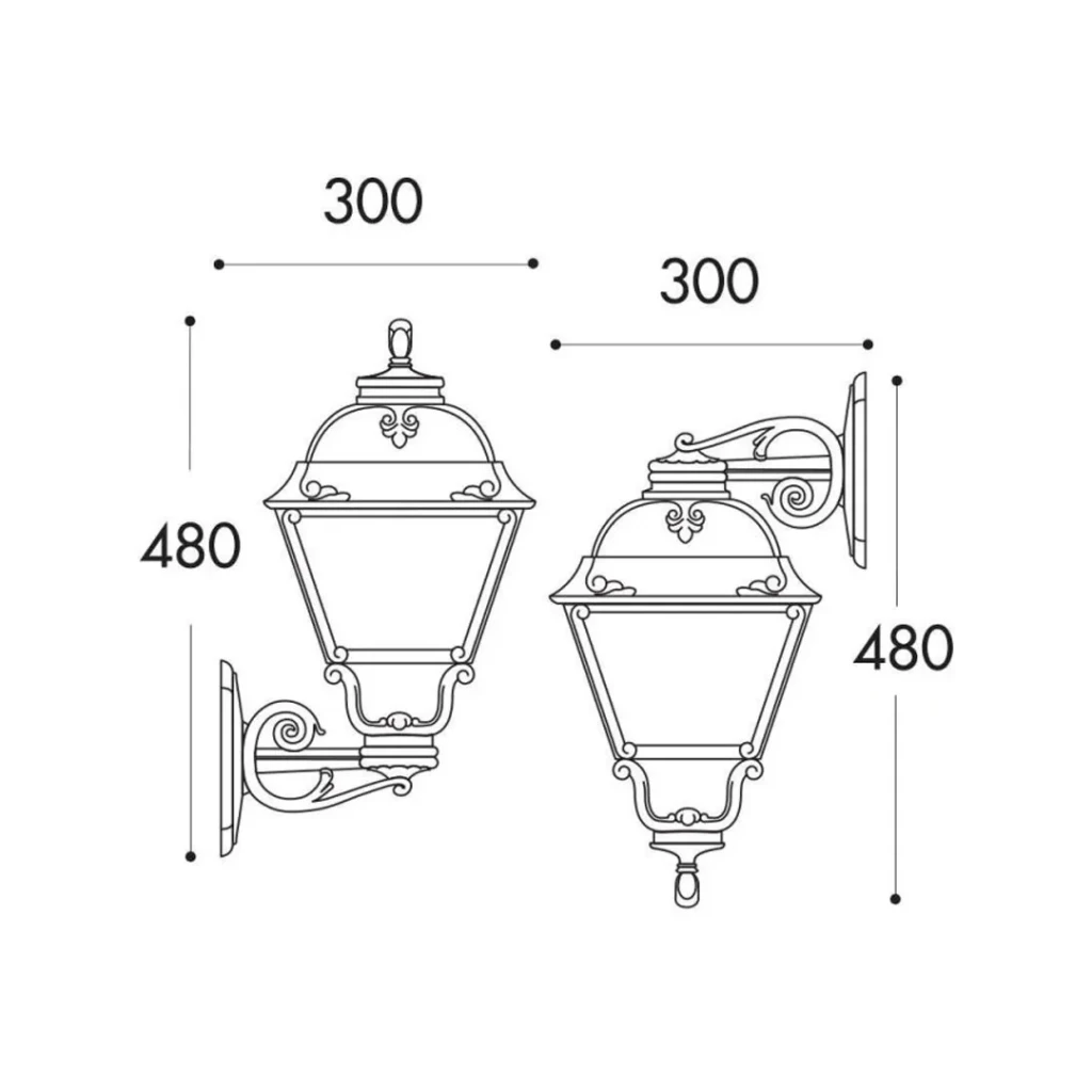Corp de iluminat bisso/cefa 60 w e27 220 - 240 v ip55 fumagalli 3