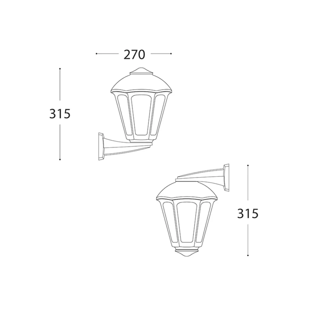 Светильник nardo/giampy 60 вт e27 220 - 240 в ip55 fumagalli 2