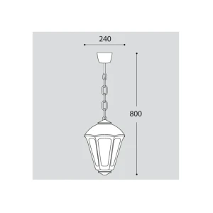 Светильник sicar/sandro 60 вт e27 220 - 240 в ip55 fumagalli Thumbnail 3