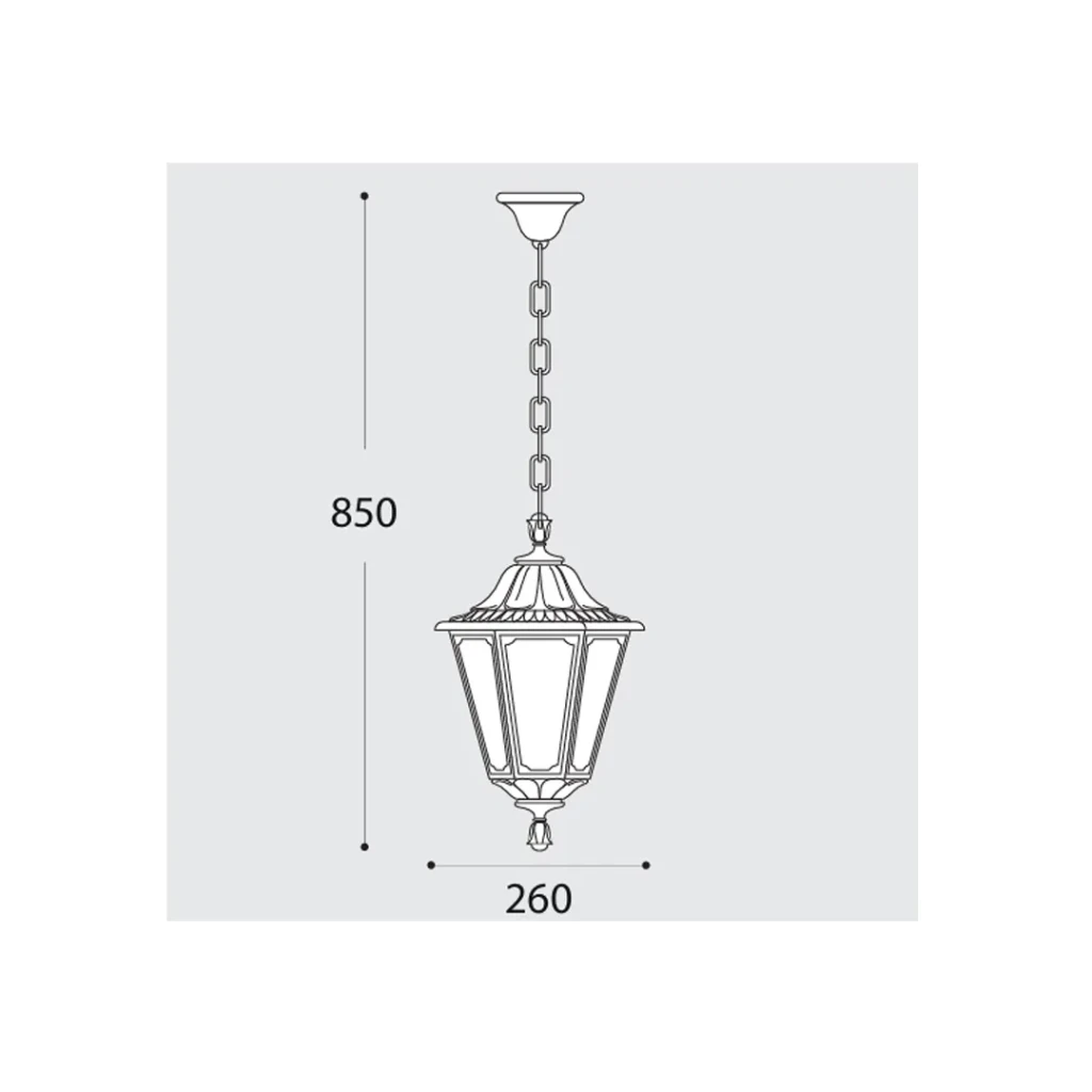 Светильник sichem/rut 60 вт e27 220 - 240 в ip55 fumagalli 2