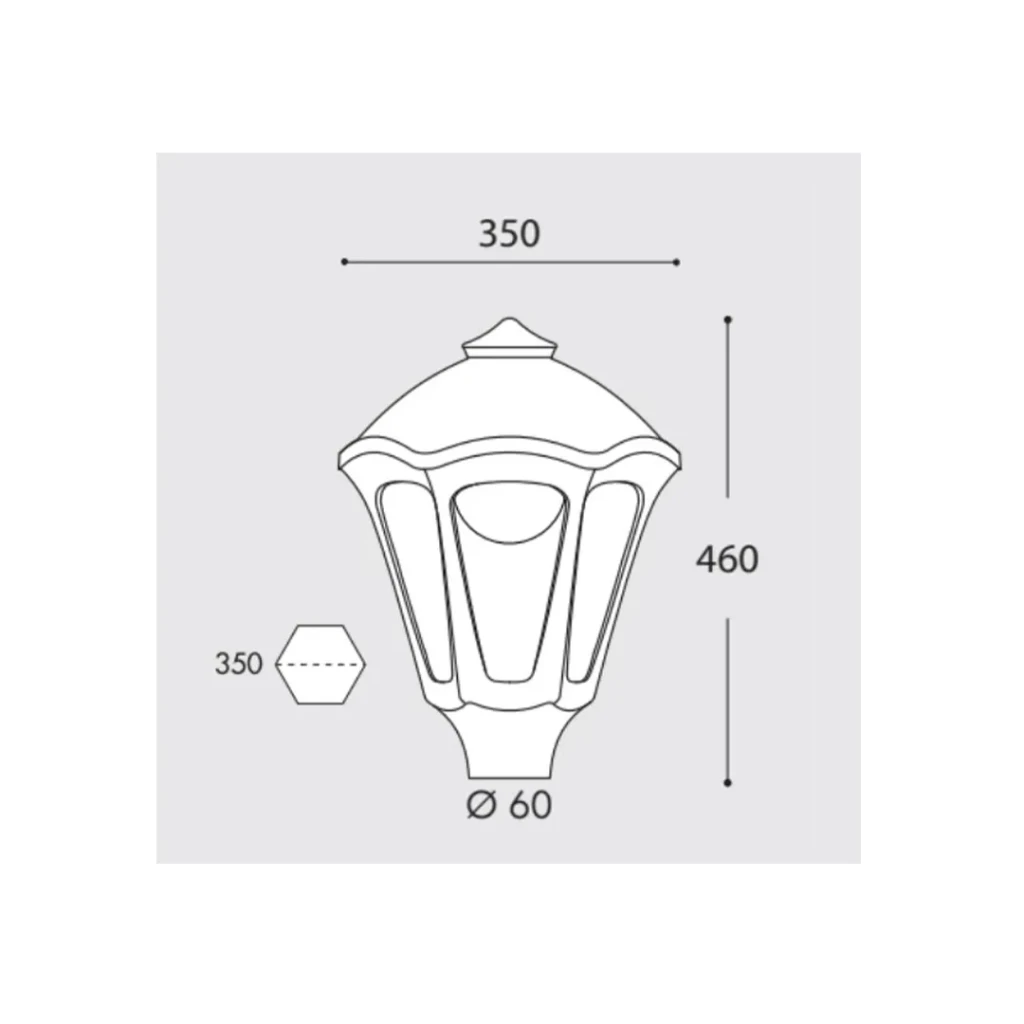 Светильник luca 50 вт e27 ip55 4000 k 220 - 240 в fumagalli 2