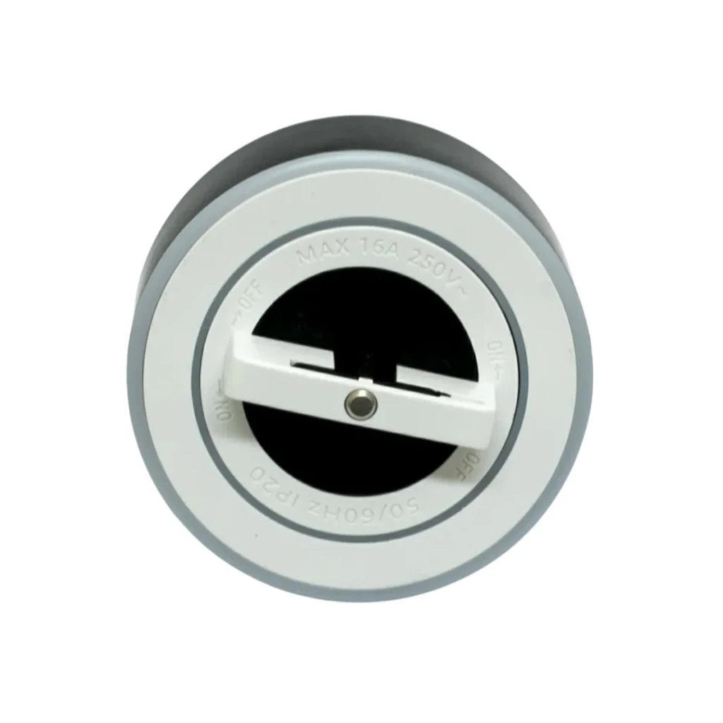 Priză pentru șină 16 a 220 - 240 v gri elmos 2