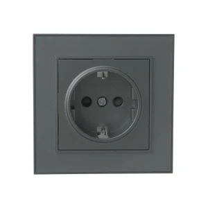 Розетка alfa 16 a 220 - 240 в антрацит elmos