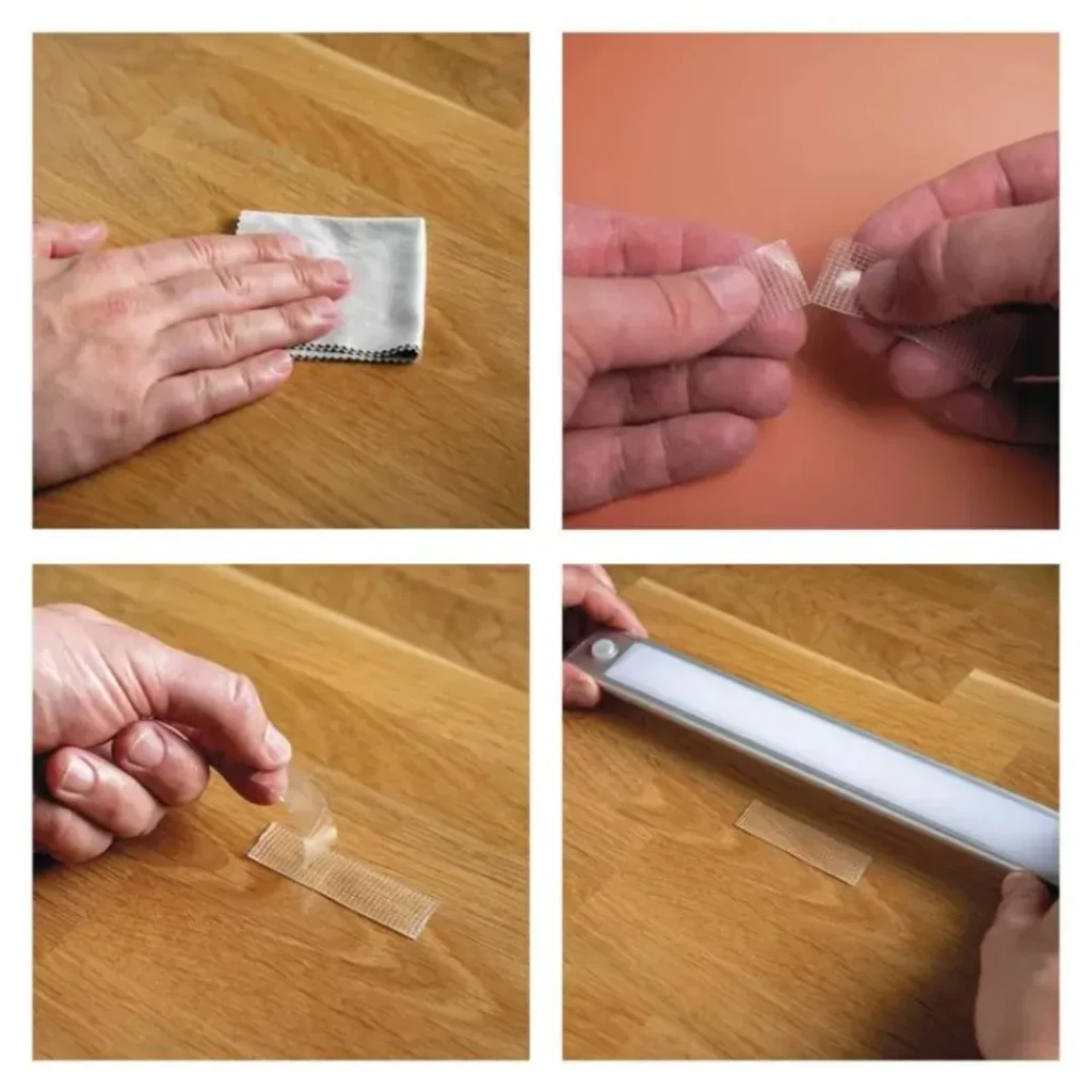 Bandă dublă adezivă nanogrid 19 mm x 3 m transparent emos 2
