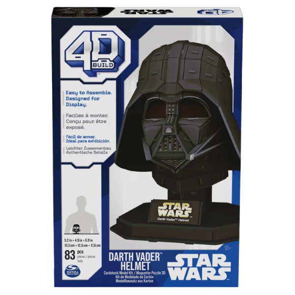Puzzl 4d: casca lui darth vader, seria "star wars", 83 piese 3