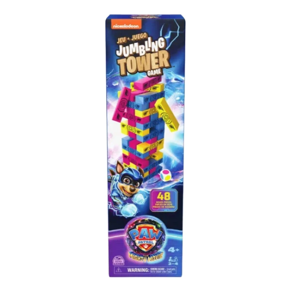 Joc de societate: jenga, seria "patrula cățelușiloră" 3