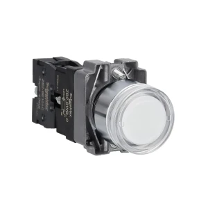 Buton cu revenire 24 v ac/dc 3 a ip65 alb schneider-electric