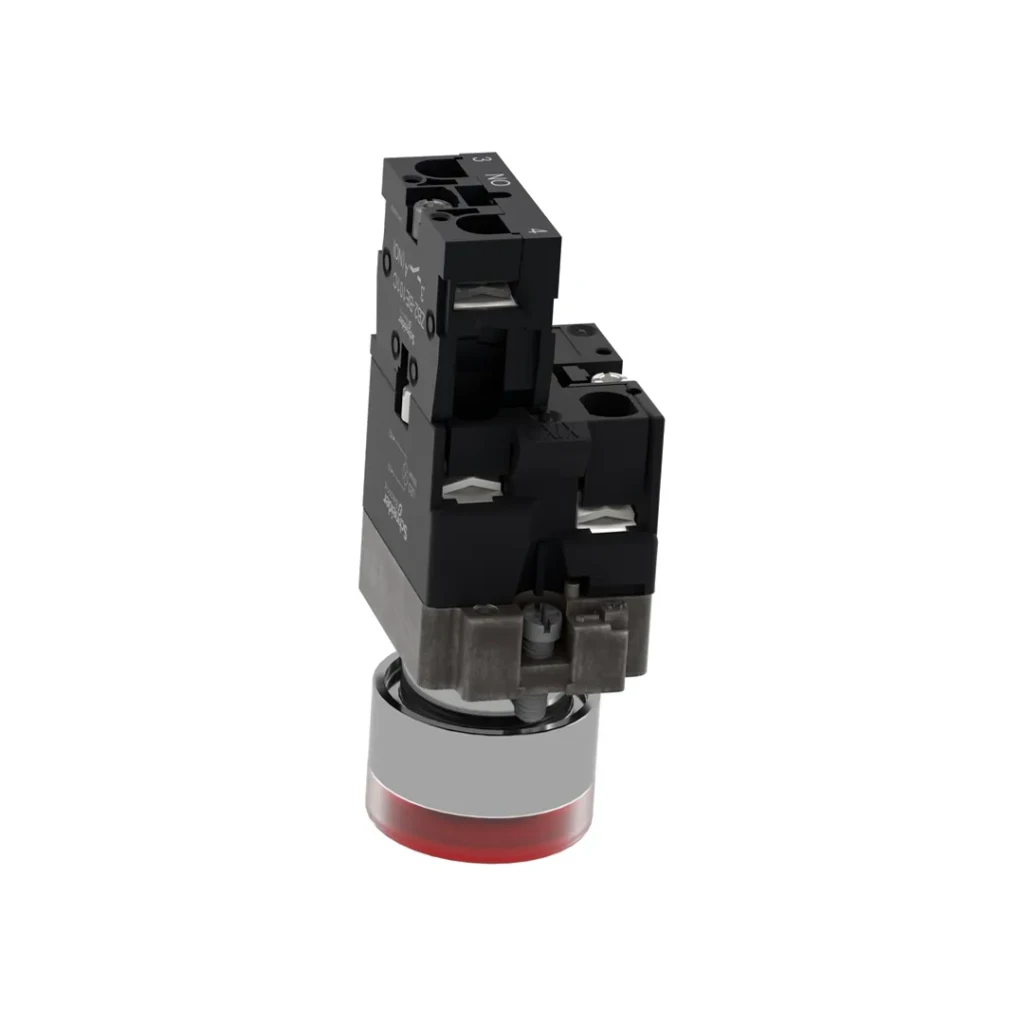 Buton cu revenire 24 v ac/dc 3 a ip65 roșu schneider-electric 3