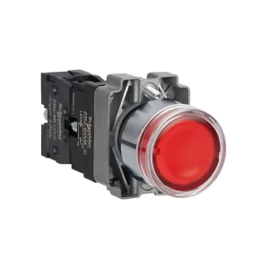 Buton cu revenire 24 v ac/dc 3 a ip65 roșu schneider-electric