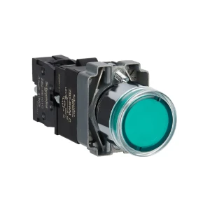 Buton cu revenire 220 - 240 v ac 3 a ip65 verde schneider-electric
