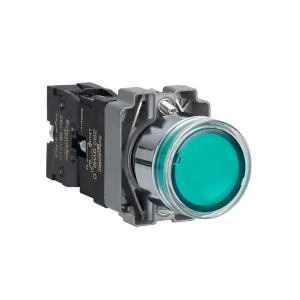Buton cu revenire 24 v ac/dc 3 a ip65 verde schneider-electric