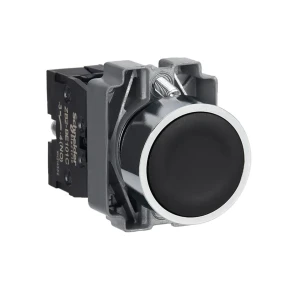Buton cu revenire 220 - 240 v 3 a ip65 negru schneider-electric