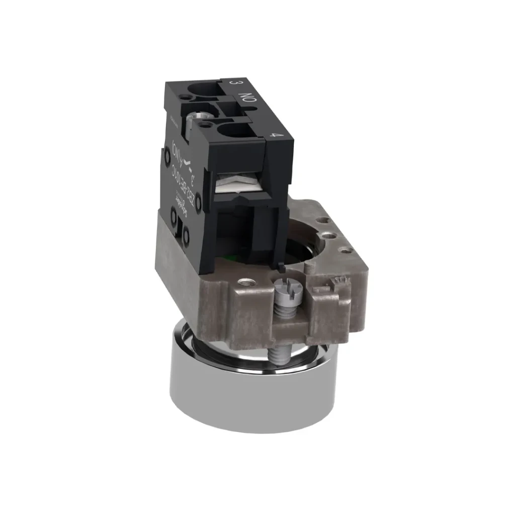 Buton cu revenire 220 - 240 v 3 a ip65 verde schneider-electric 3