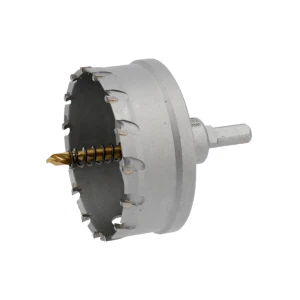 Carotă tct cu burghiu central pentru metal 80 mm hexagonal yato