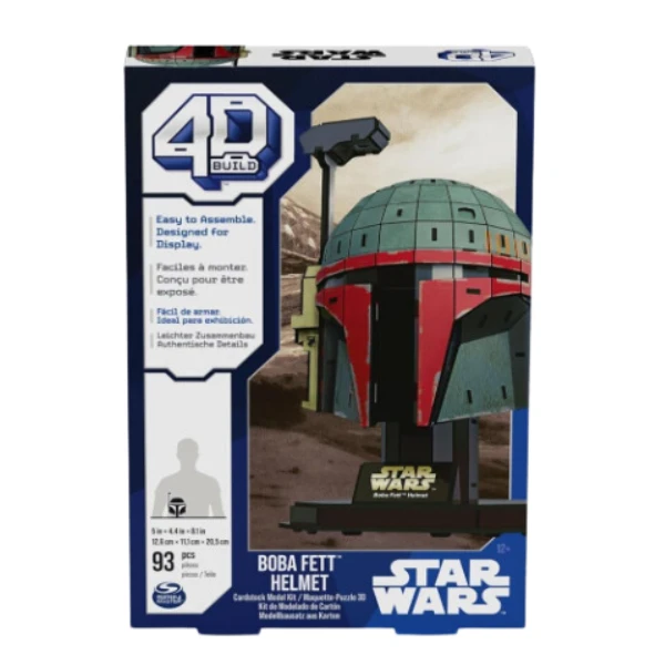 4d puzzle: "casca lui boba fett", seria "star wars", 93 el. 3