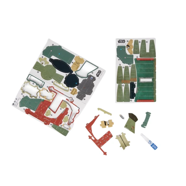 4d puzzle: "casca lui boba fett", seria "star wars", 93 el. 4