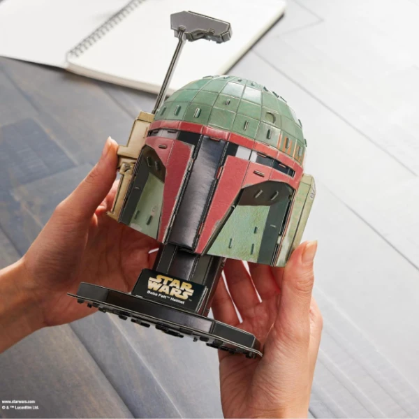 4d puzzle: "casca lui boba fett", seria "star wars", 93 el. 5