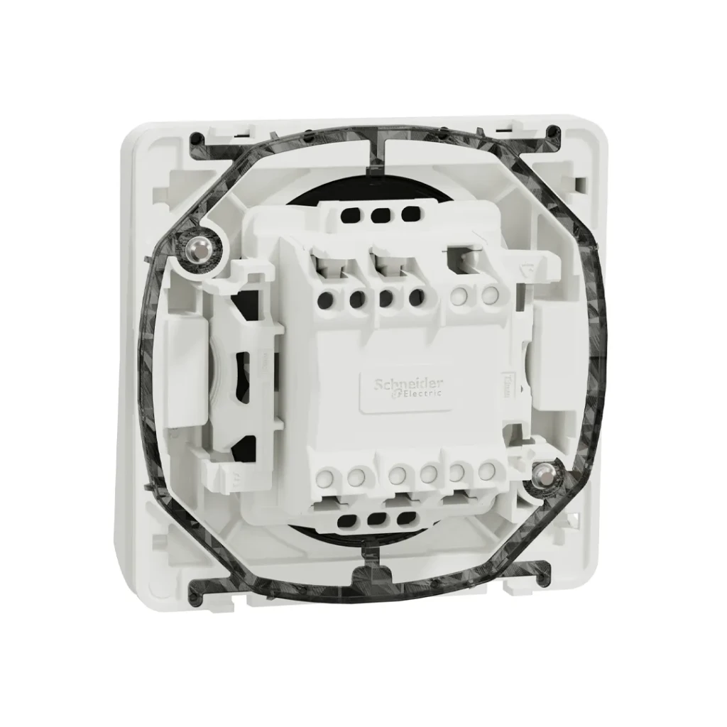 Выключатель с возвратом mureva 10 a 220 - 240 в белый schneider-electric 2