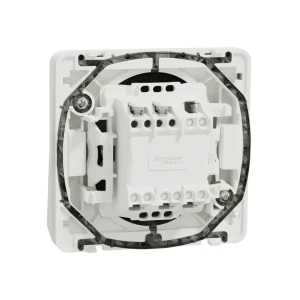 Выключатель с возвратом mureva 10 a 220 - 240 в белый schneider-electric Thumbnail 2