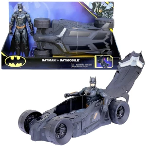 Figurina Batman cu mașina, &quot;Batmobile&quot;