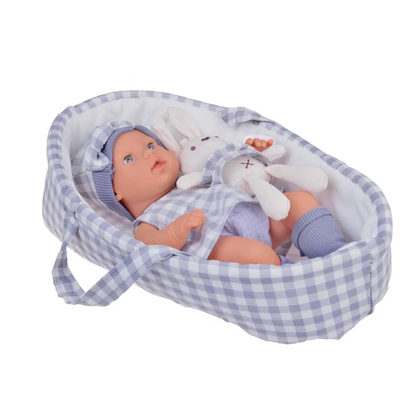 Păpușă din gel moale (mov), 33 cm 4