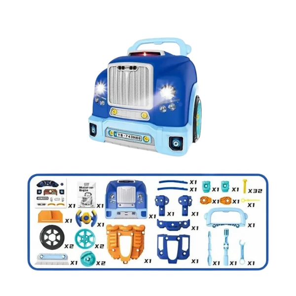 Set de joc: „primul meu mecanic auto”, 59 piese 6