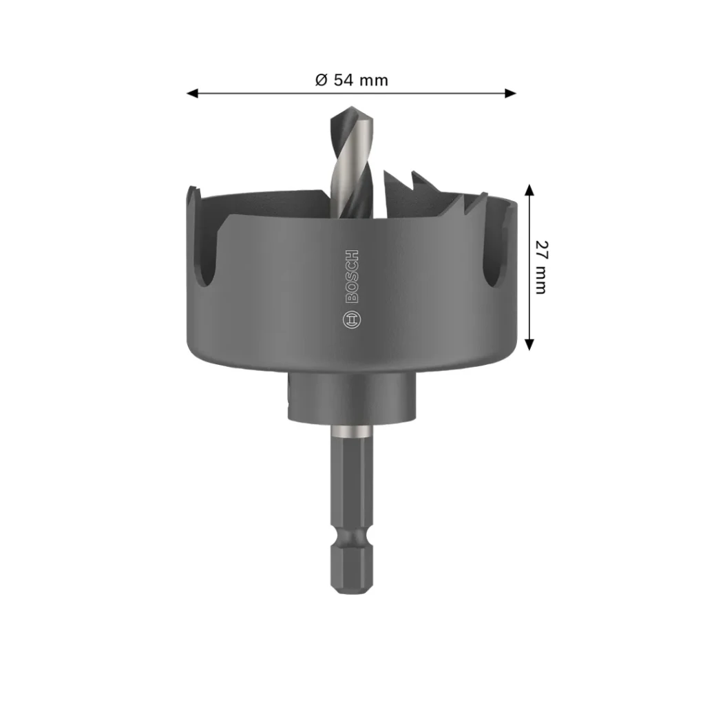 Carotă pentru lemn/gips carton 54 mm hexagonal bosch 2