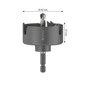 Carotă pentru lemn/gips carton 54 mm hexagonal bosch Thumbnail 2