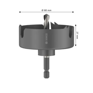 Carotă pentru lemn/gips carton 68 mm hexagonal bosch Thumbnail 2