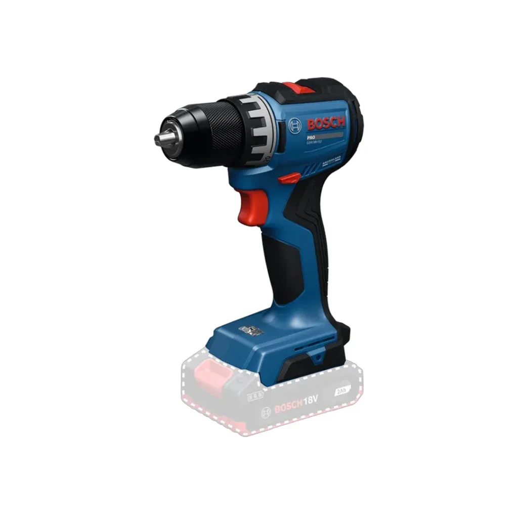 Аккумуляторная дрель-шуруповерт gsr18v-52 70 hм 2.0/4.0 ач (li-ion) 18 в 1900 об/мин bosch 2