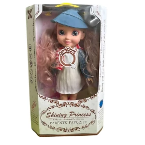 Кукла с розовыми волосами, 34 см