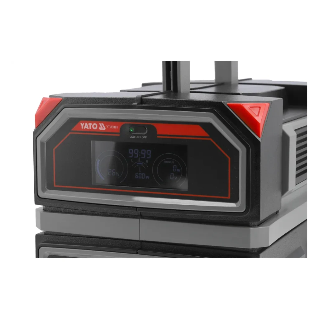 Stație de încărcare portabilă 12/230 v 600 w yato 3