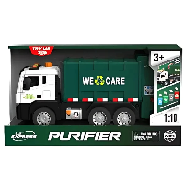 1:10 camion de gunoi cu inerție (lumină / sunet) 4