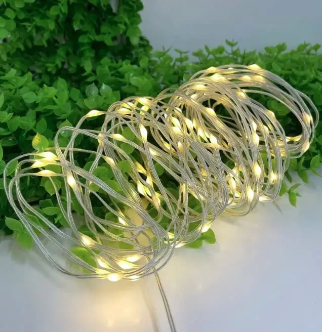 Ghirlanda cu panou solar, iluminare calda (ja3561) 4