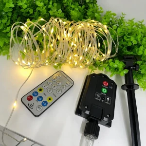 Ghirlanda cu panou solar, iluminare calda (ja3561) Thumbnail 5